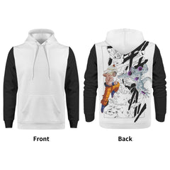 Goku vs Frieza All Over Print Warm Velvets Pair Of Hoodie