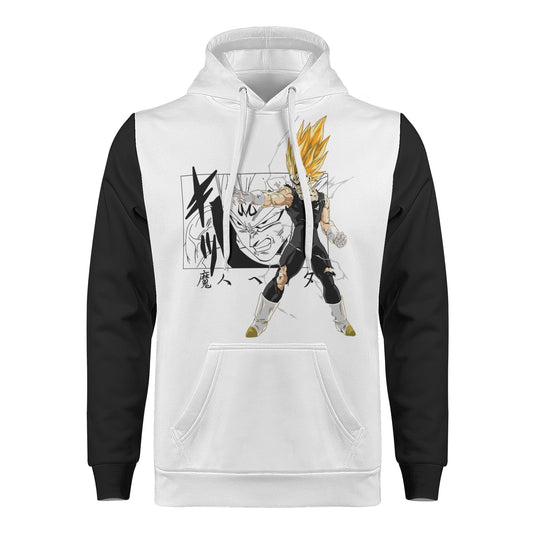 Vegeta All Over Print Warm Velvets Pair Of Hoodie