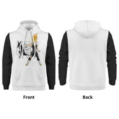 Vegeta All Over Print Warm Velvets Pair Of Hoodie