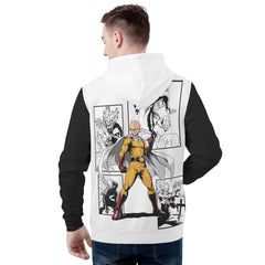 Saitama All Over Print Warm Velvets Pair Of Hoodie