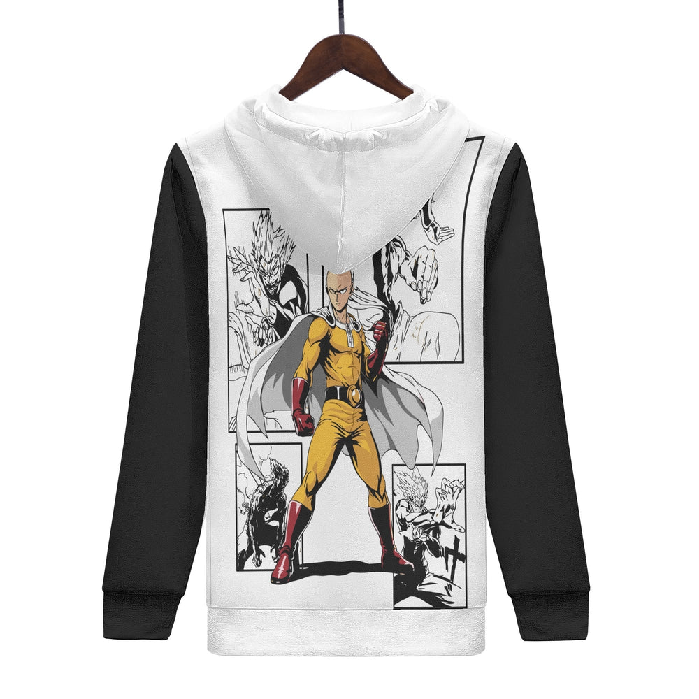 Saitama All Over Print Warm Velvets Pair Of Hoodie Igz Clothing