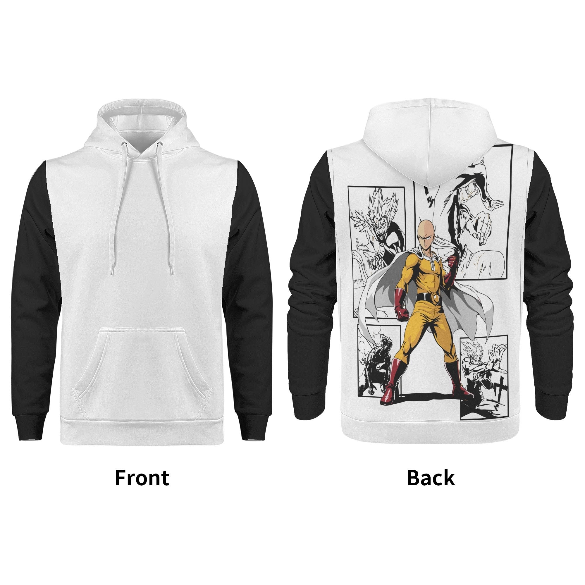 Saitama All Over Print Warm Velvets Pair Of Hoodie