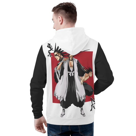 Kenpachi Zaraki Bleach All Over Print Warm Velvets Pair Of Hoodie