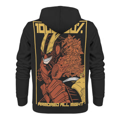 All Might All Over Print Warm Velvets Pair Of Hoodie