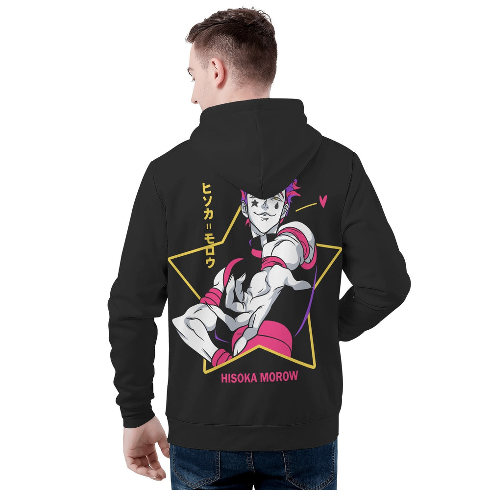 Hisoka All Over Print Warm Velvets Pair Of Hoodie Igz Clothing