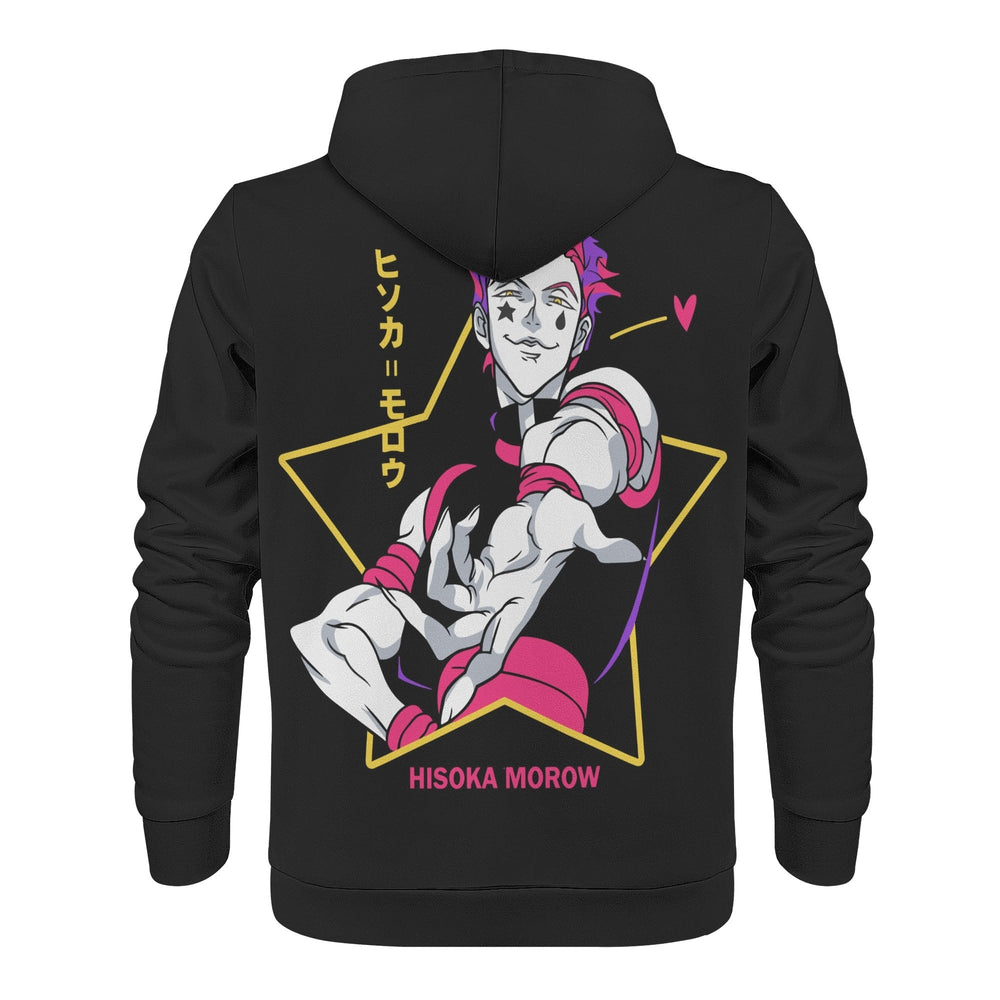 Hisoka All Over Print Warm Velvets Pair Of Hoodie Igz Clothing