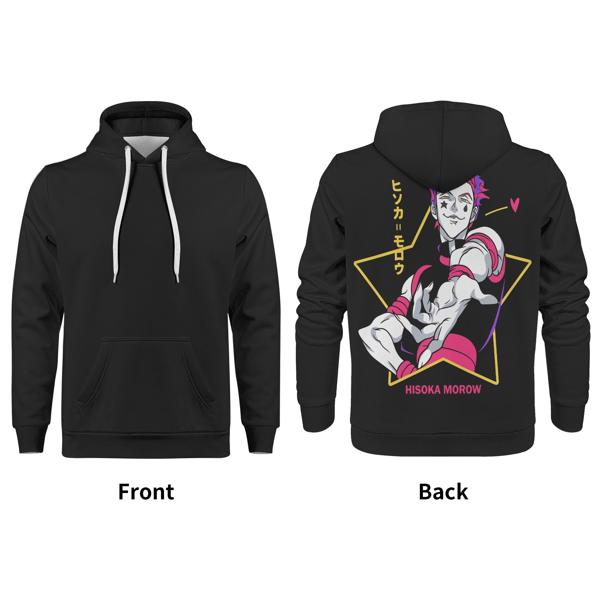 Hisoka All Over Print Warm Velvets Pair Of Hoodie