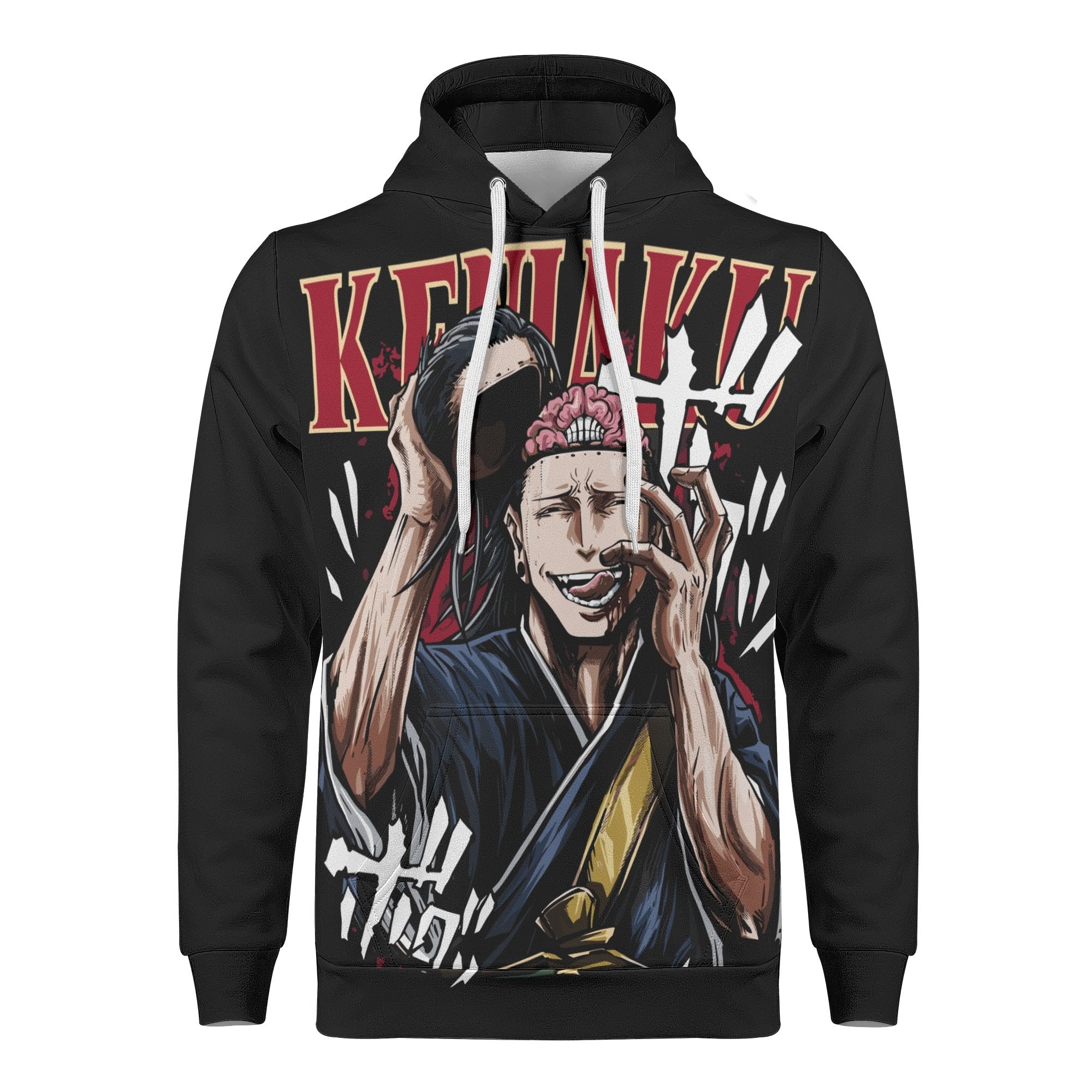 Geto Jujitsu Kaisen All Over Print Warm Velvets Pair Of Hoodie