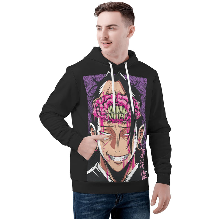 Geto Jujitsu Kaisen All Over Print Warm Velvets Pair Of Hoodie Igz Clothing