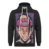 Geto Jujitsu Kaisen All Over Print Warm Velvets Pair Of Hoodie Igz Clothing