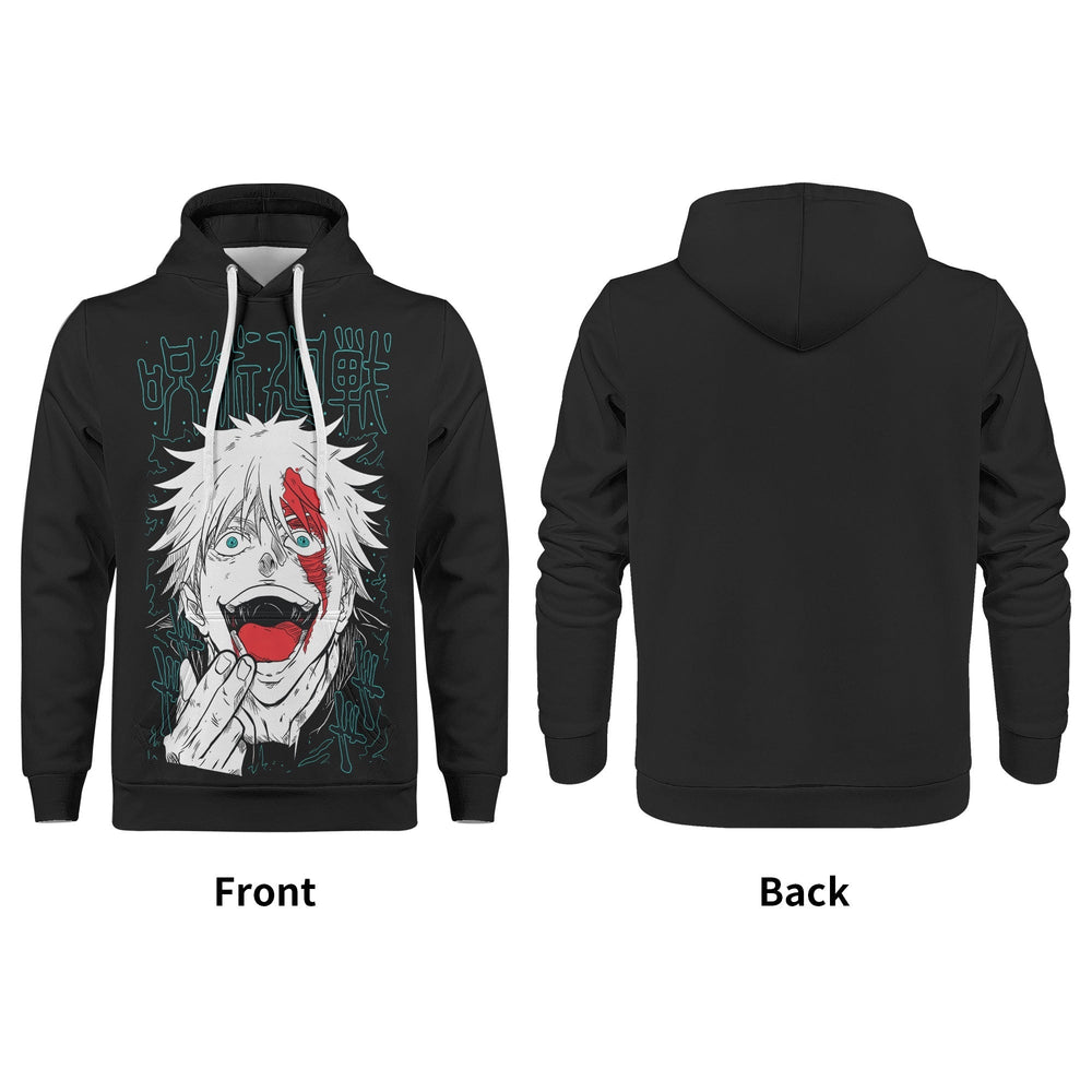 Gojo All Over Print Warm Velvets Pair Of Hoodie Igz Clothing