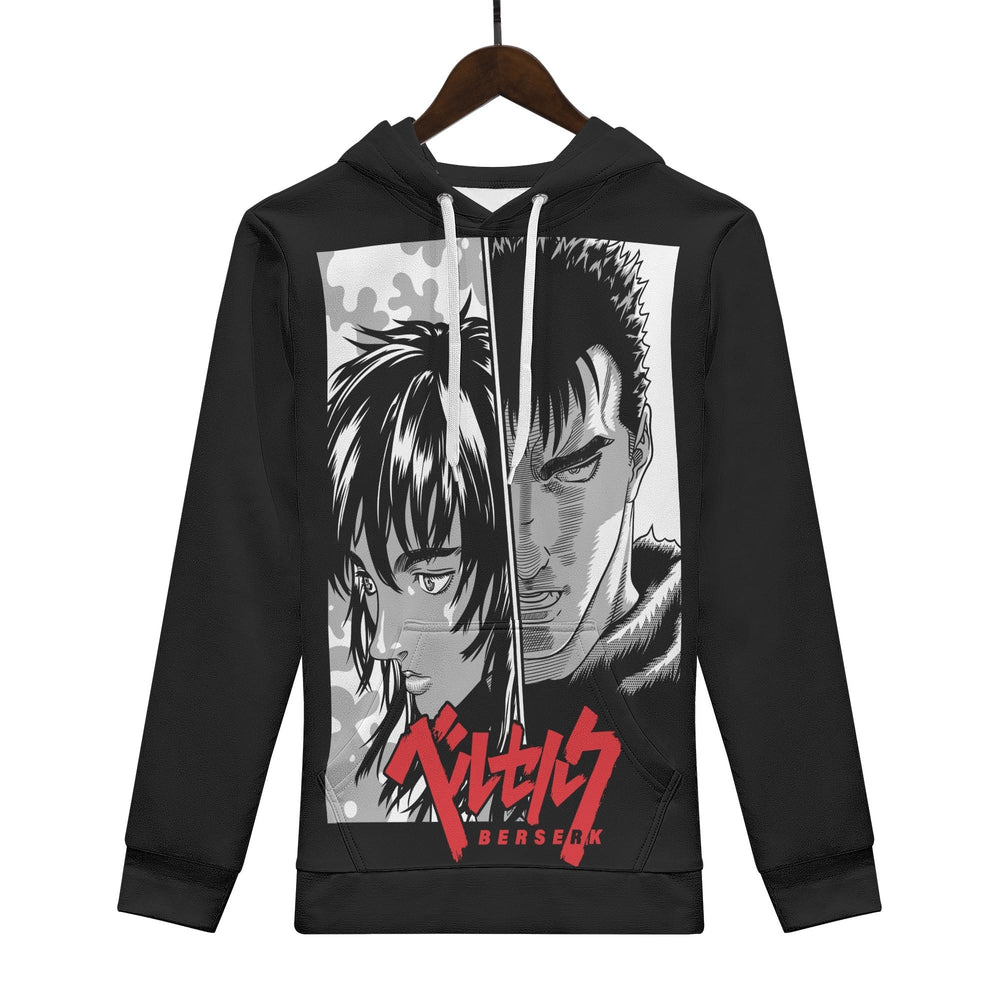 Gutz Berserk All Over Print Warm Velvets Pair Of Hoodie Igz Clothing