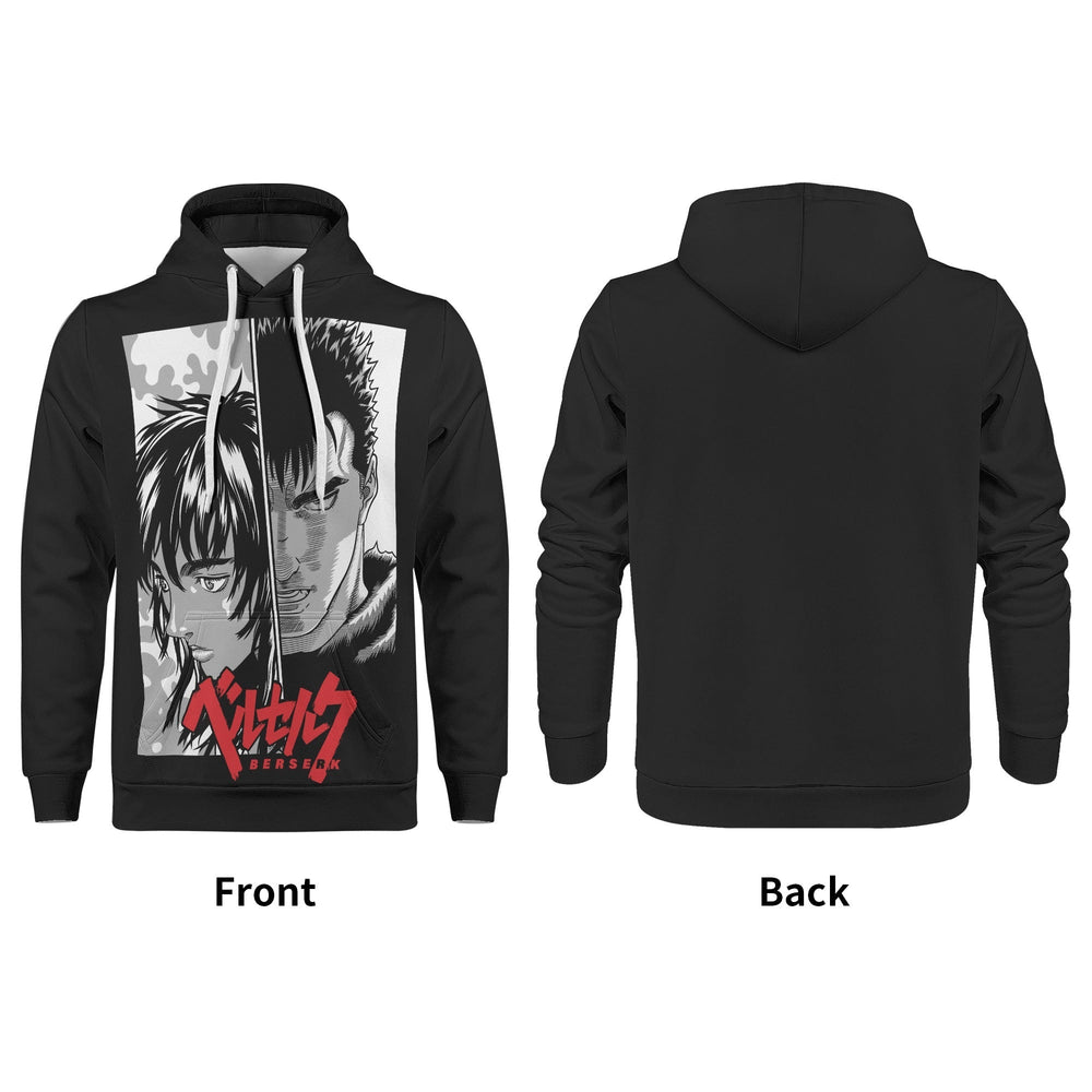 Gutz Berserk All Over Print Warm Velvets Pair Of Hoodie Igz Clothing
