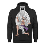 Sun God Luffy All Over Print Warm Velvets Pair Of Hoodie Igz Clothing