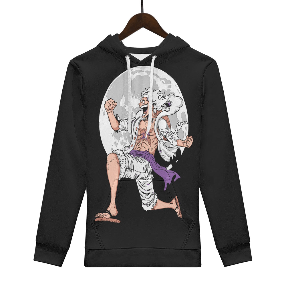 Sun God Luffy All Over Print Warm Velvets Pair Of Hoodie Igz Clothing