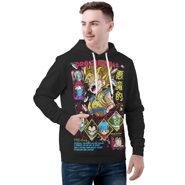 Dragonball Daima All Over Print Warm Velvets Pair Of Hoodie Igz Clothing