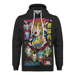 Dragonball Daima All Over Print Warm Velvets Pair Of Hoodie