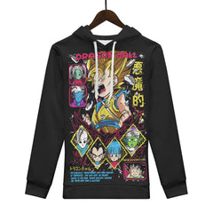 Dragonball Daima All Over Print Warm Velvets Pair Of Hoodie