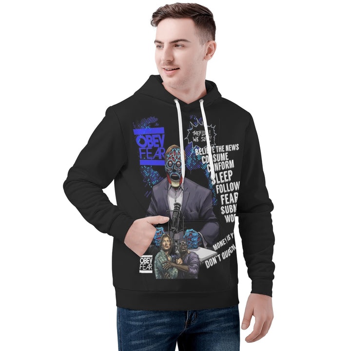 They live All Over Print Warm Velvets Pair Of Hoodie Igz Clothing