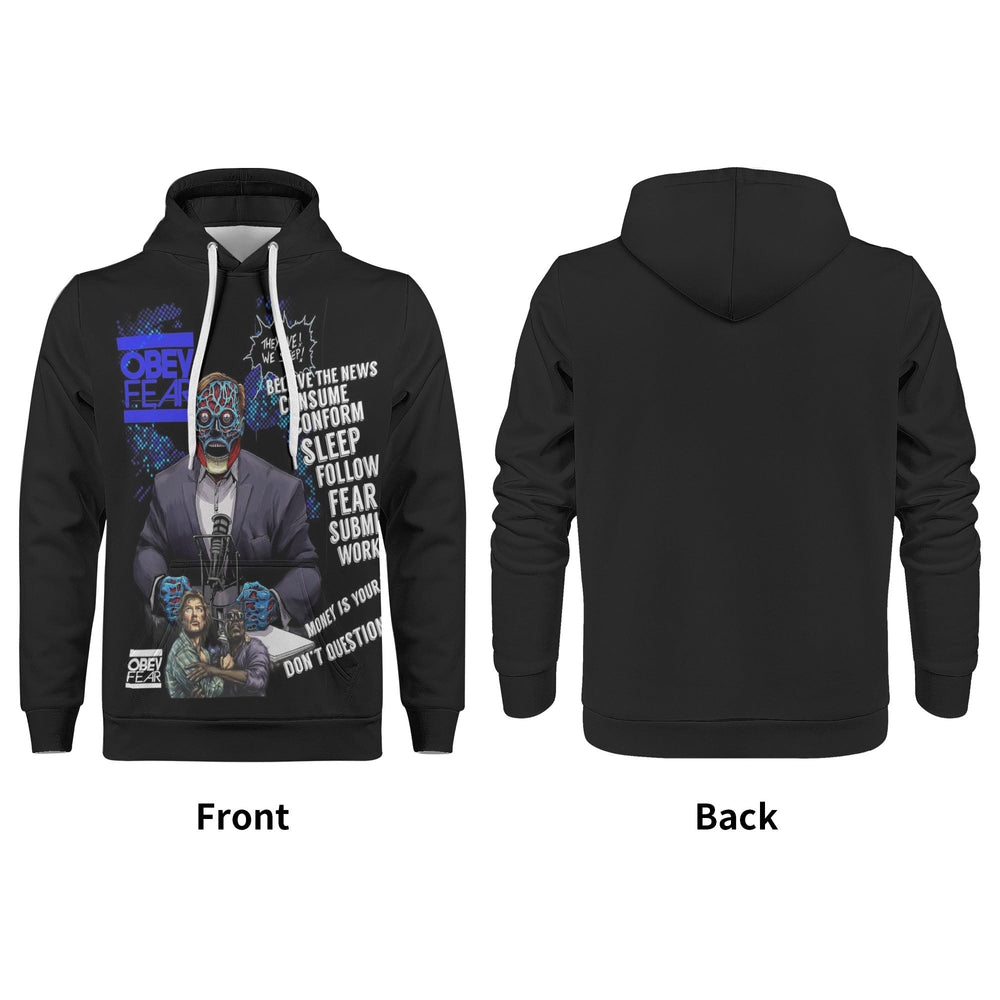 They live All Over Print Warm Velvets Pair Of Hoodie Igz Clothing