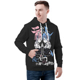 Rem and Ram Re Zero All Over Print Warm Velvets Pair Of Hoodie Igz Clothing