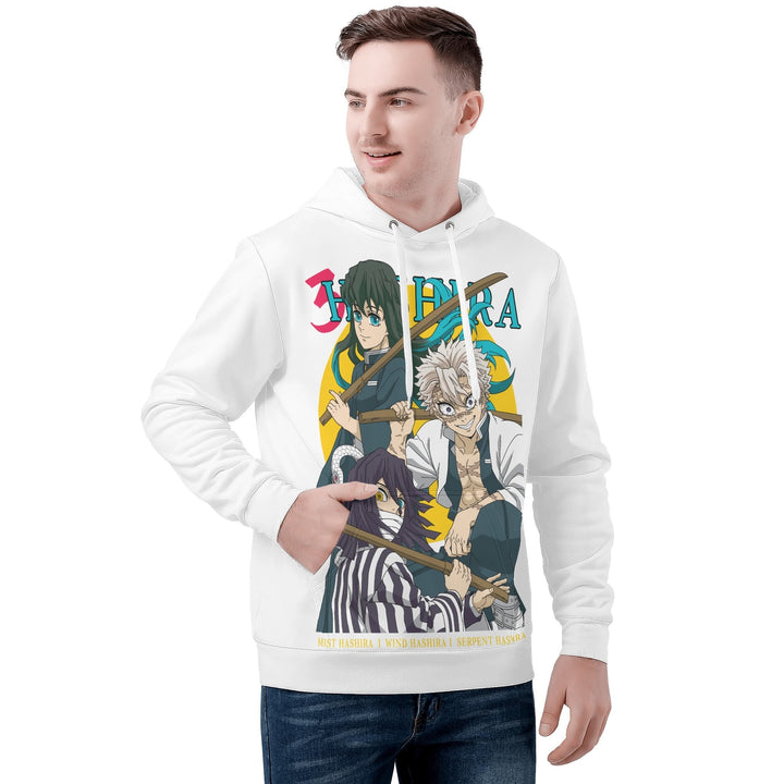 Hashiras Demon Slayer All Over Print Warm Velvets Pair Of Hoodie Igz Clothing