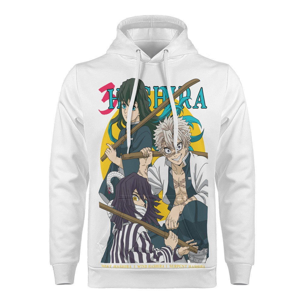 Hashiras Demon Slayer All Over Print Warm Velvets Pair Of Hoodie Igz Clothing