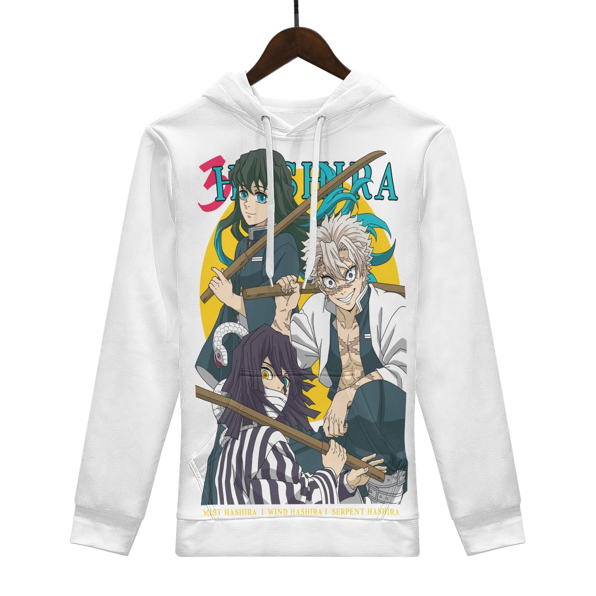 Hashiras Demon Slayer All Over Print Warm Velvets Pair Of Hoodie