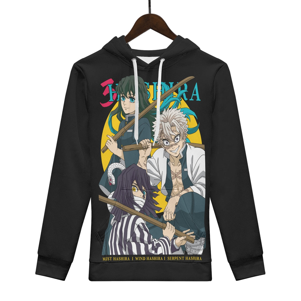 Hashiras Demon Slayer All Over Print Warm Velvets Pair Of Hoodie Igz Clothing