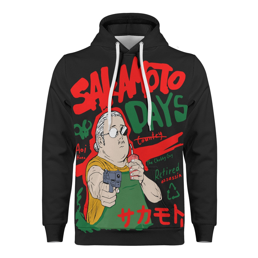 Sakamoto Days All Over Print Warm Velvets Pair Of Hoodie Igz Clothing