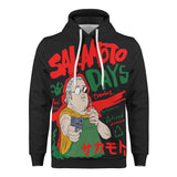 Sakamoto Days All Over Print Warm Velvets Pair Of Hoodie Igz Clothing