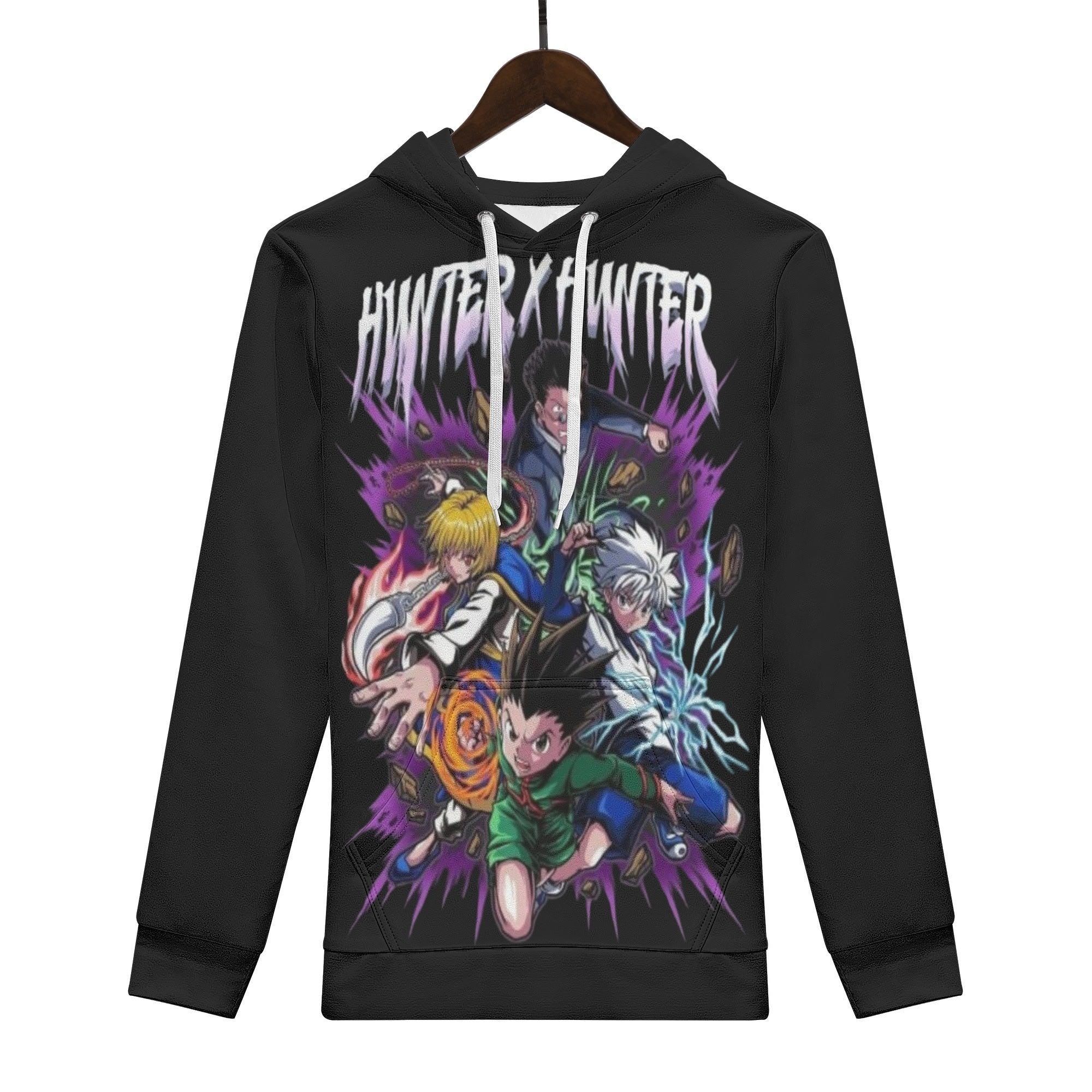 Hunter x Hunter All Over Print Warm Velvets Pair Of Hoodie