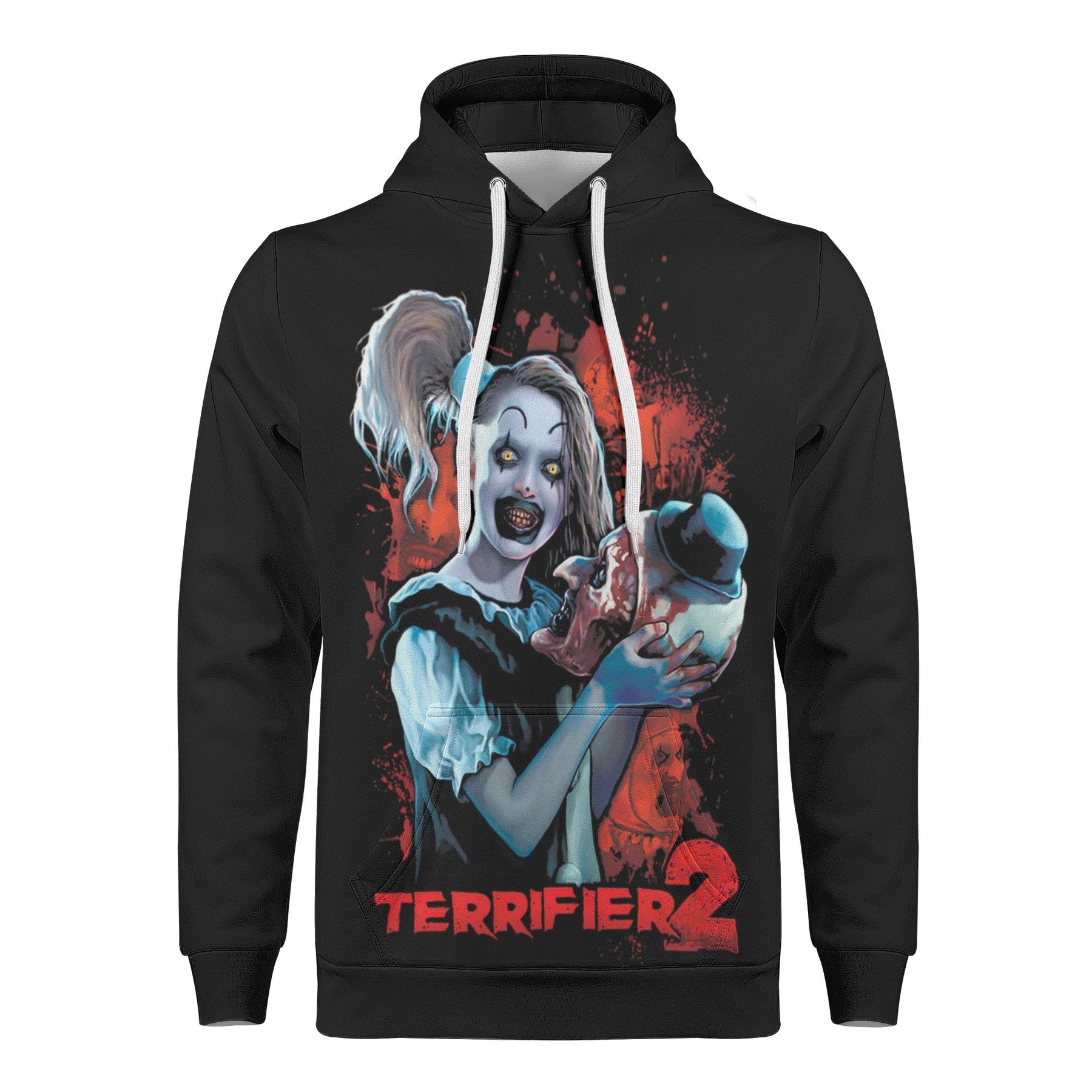 Terrifier 2 All Over Print Warm Velvets Pair Of Hoodie Igz Clothing