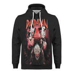 Dandadan All Over Print Warm Velvets Pair Of Hoodie