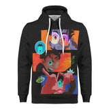 Okarun Dandadan All Over Print Warm Velvets Pair Of Hoodie Igz Clothing