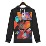 Okarun Dandadan All Over Print Warm Velvets Pair Of Hoodie Igz Clothing