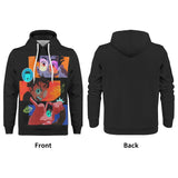 Okarun Dandadan All Over Print Warm Velvets Pair Of Hoodie Igz Clothing
