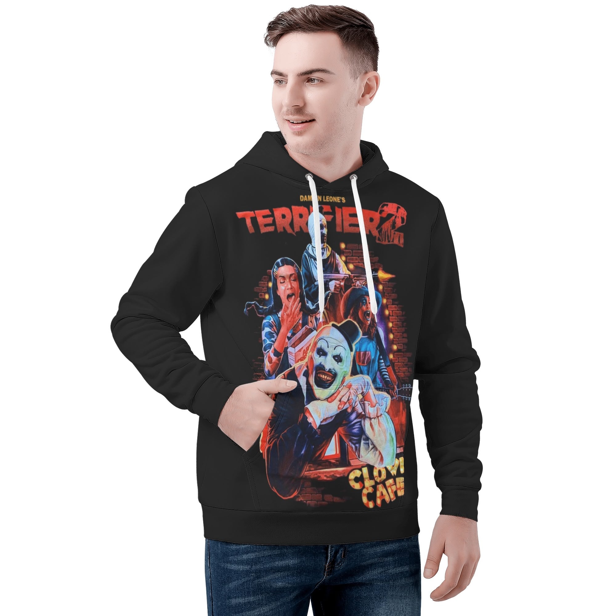 Terrifier 2 All Over Print Warm Velvets Pair Of Hoodie