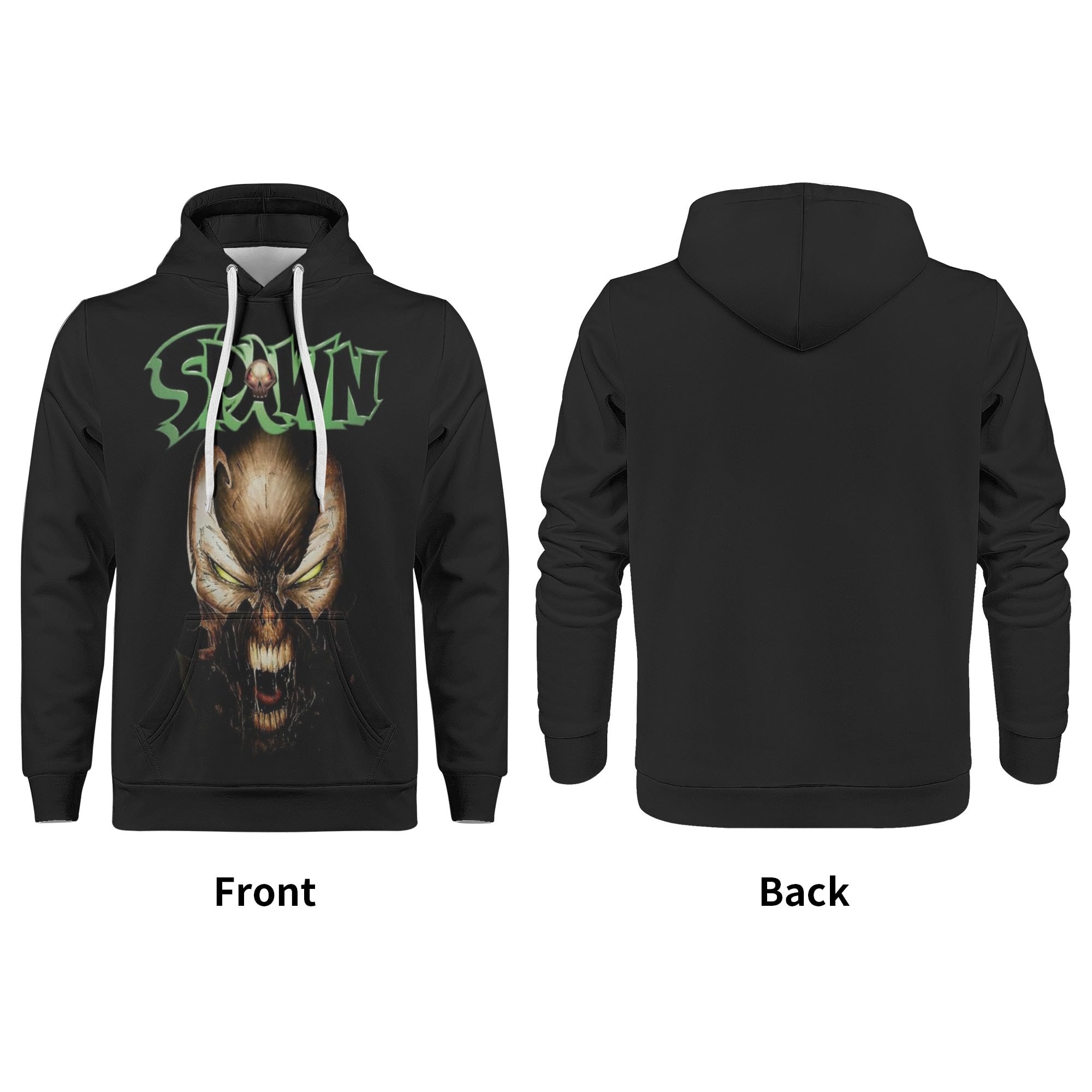 Spawn All Over Print Warm Velvets Pair Of Hoodie