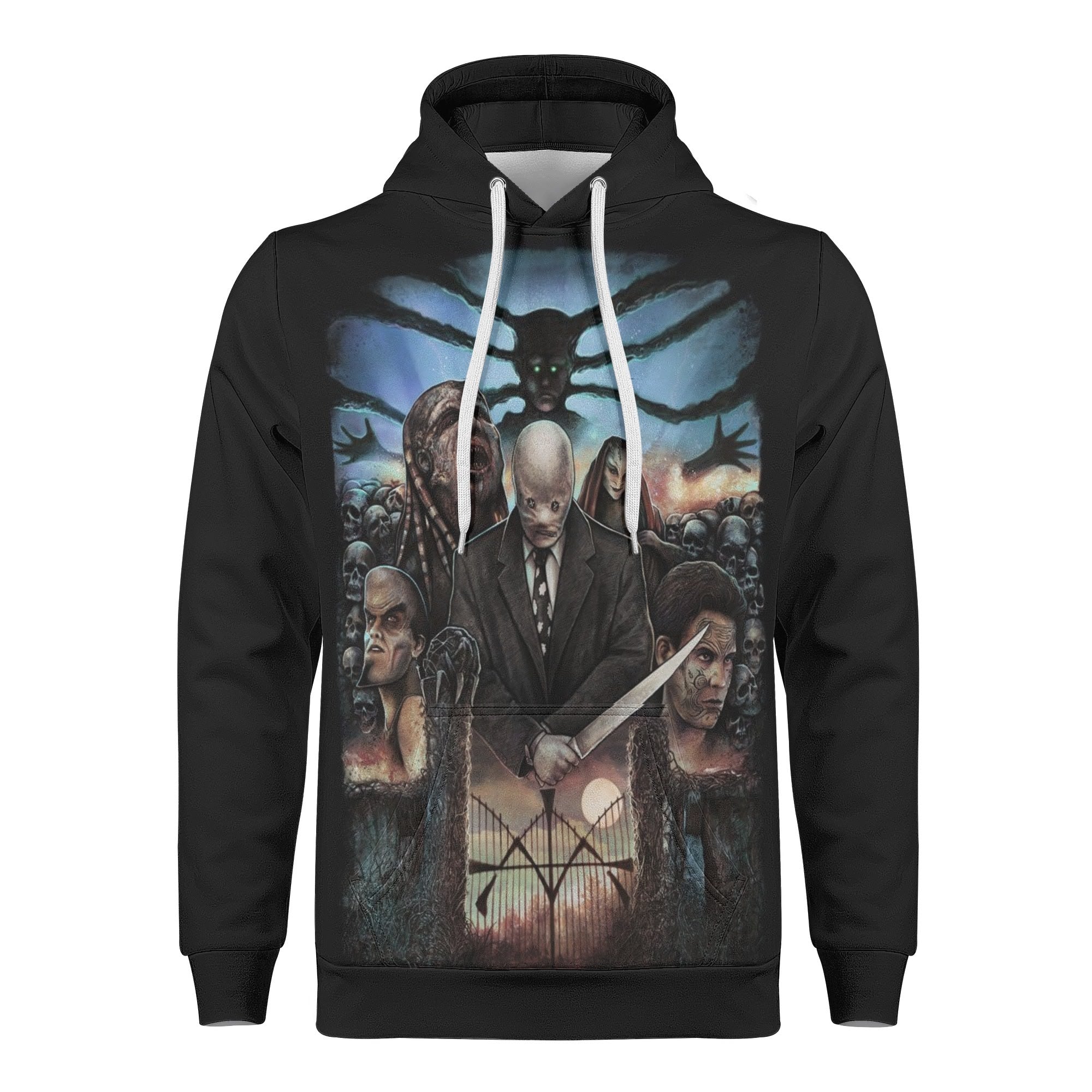 Nightbreed All Over Print Warm Velvets Pair Of Hoodie