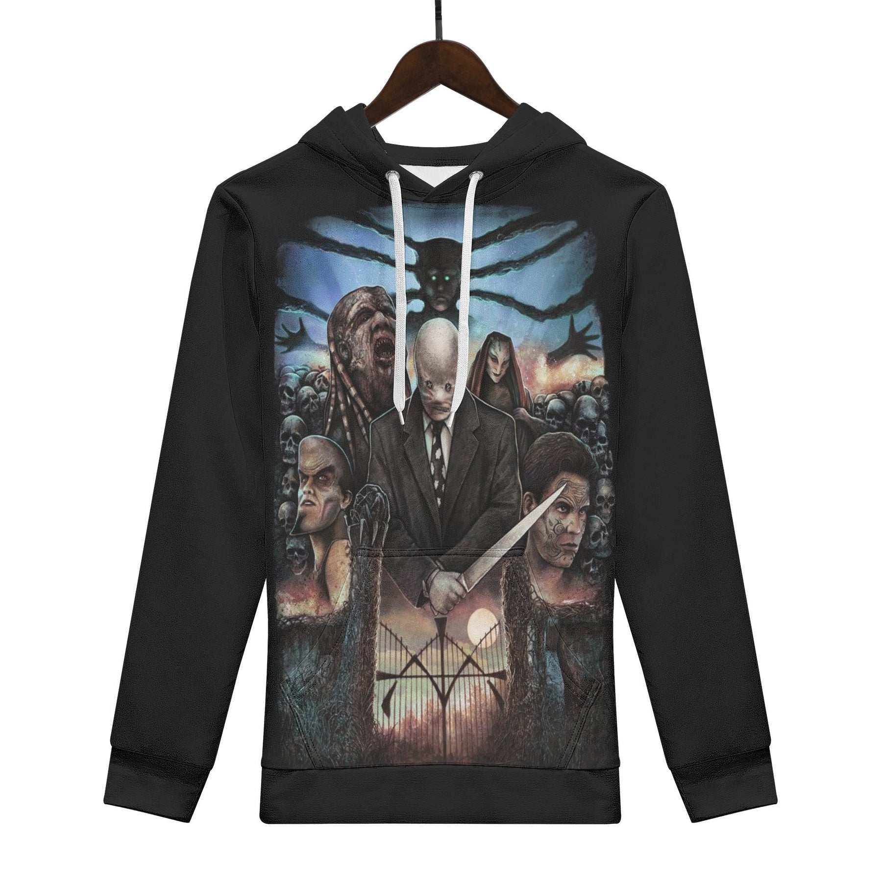 Nightbreed All Over Print Warm Velvets Pair Of Hoodie Igz Clothing