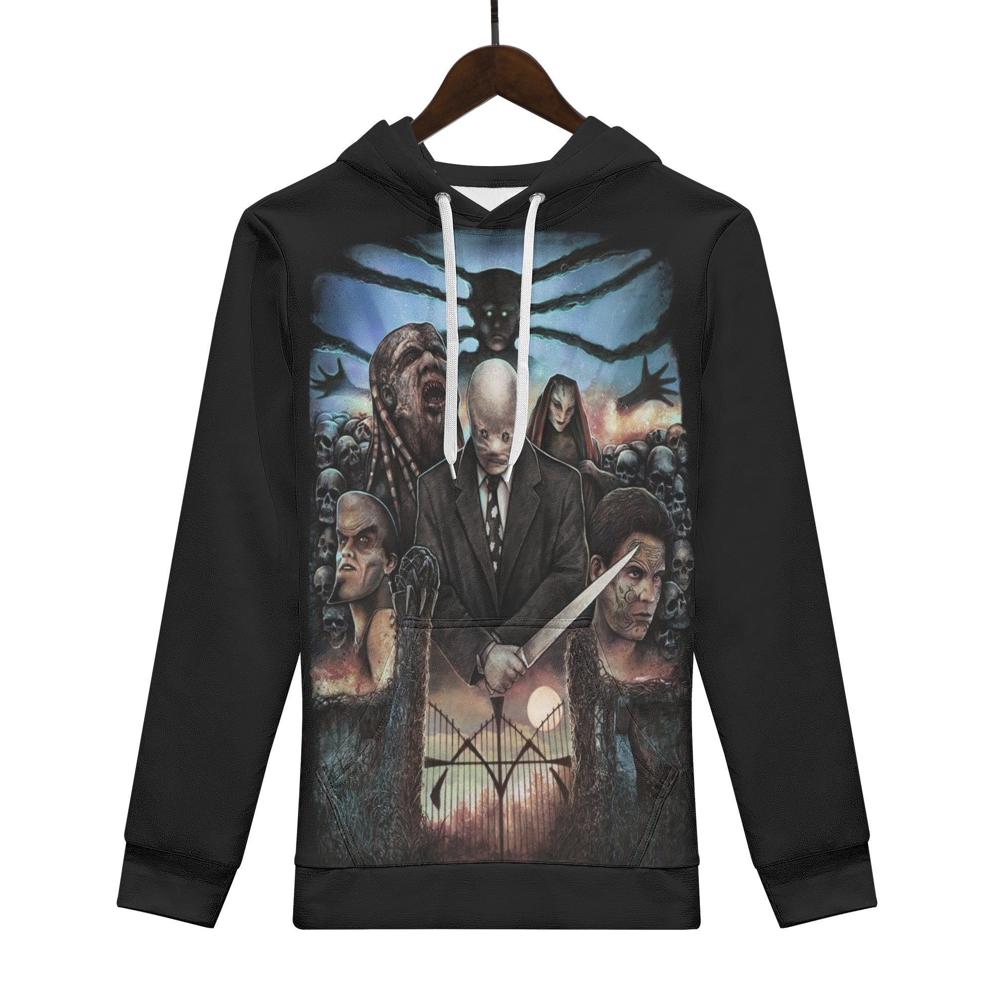 Nightbreed All Over Print Warm Velvets Pair Of Hoodie