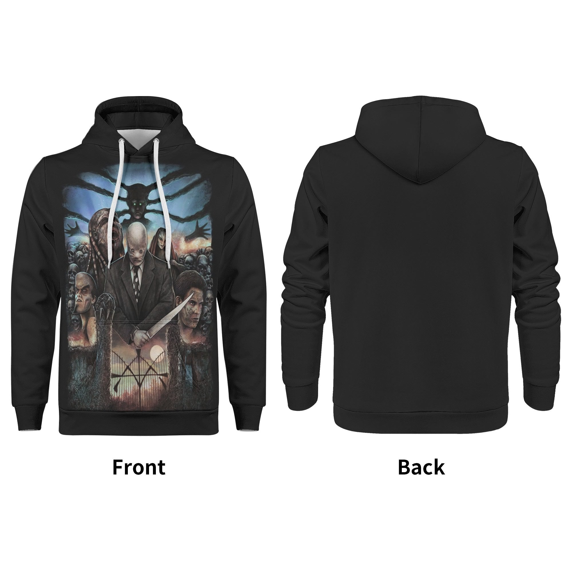 Nightbreed All Over Print Warm Velvets Pair Of Hoodie