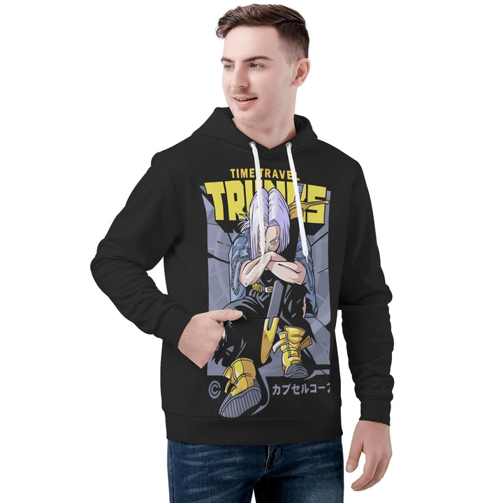 Future Trunks All Over Print Warm Velvets Pair Of Hoodie Igz Clothing