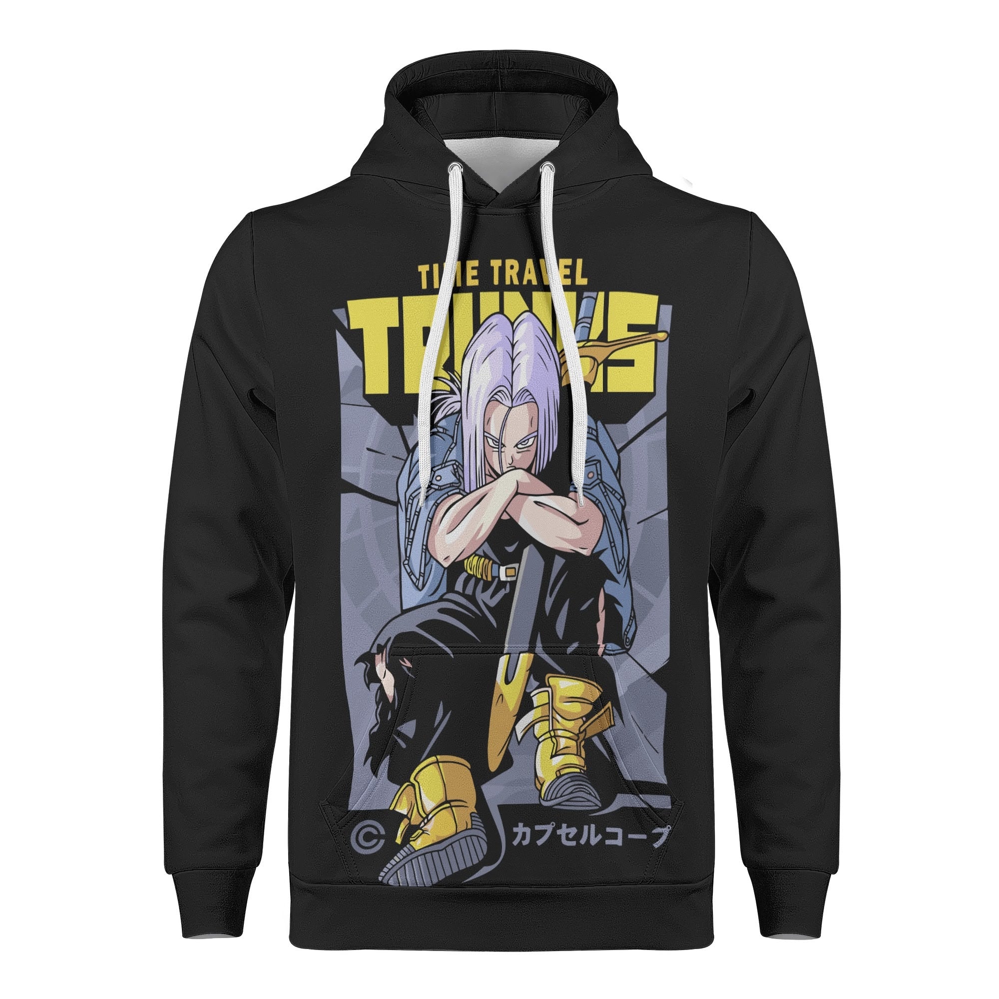 Future Trunks All Over Print Warm Velvets Pair Of Hoodie