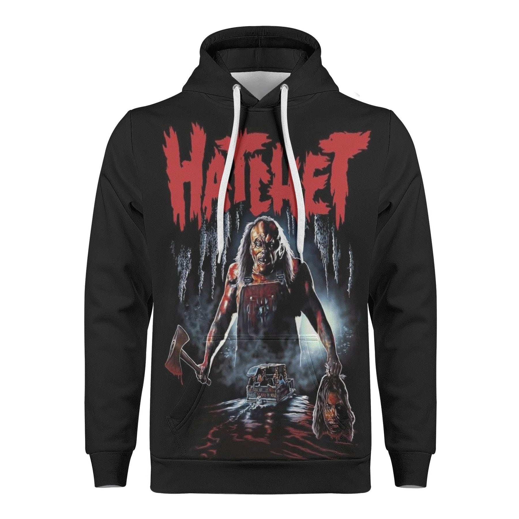 Hatchet All Over Print Warm Velvets Pair Of Hoodie Igz Clothing