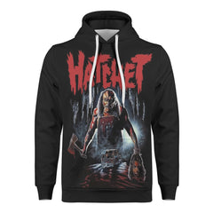 Hatchet All Over Print Warm Velvets Pair Of Hoodie