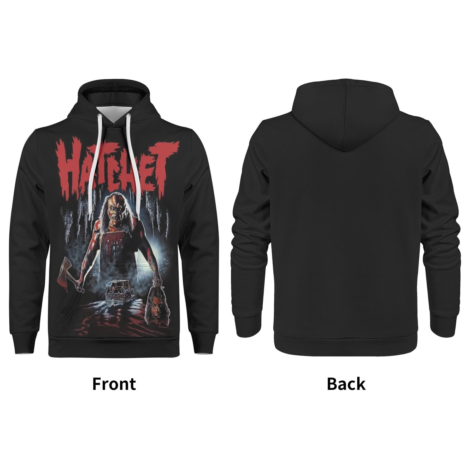 Hatchet All Over Print Warm Velvets Pair Of Hoodie Igz Clothing