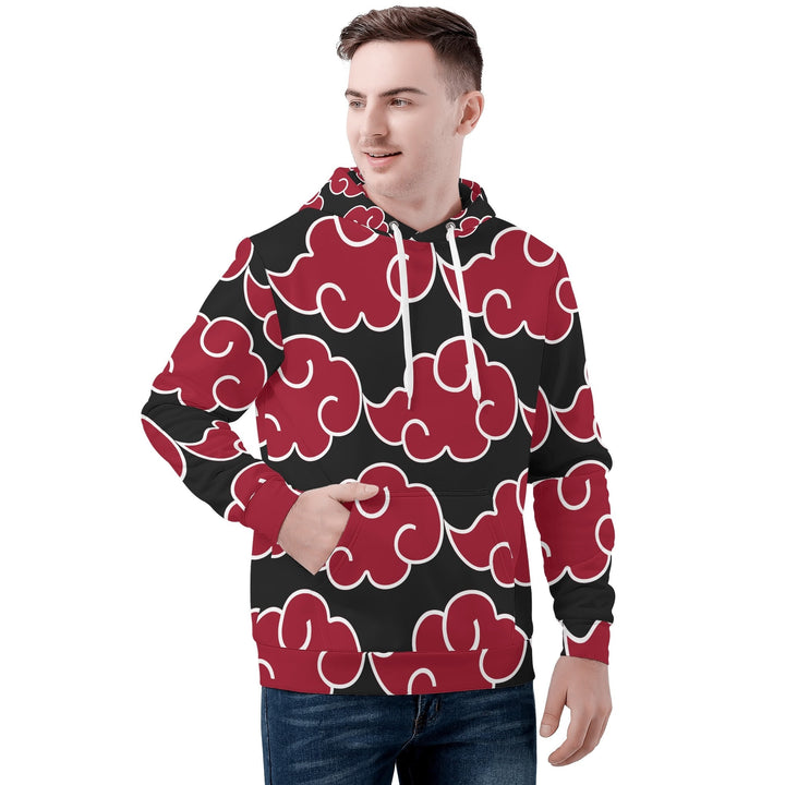 Akatsuki All Over Print Warm Velvets Pair Of Hoodie IGZ Clothing
