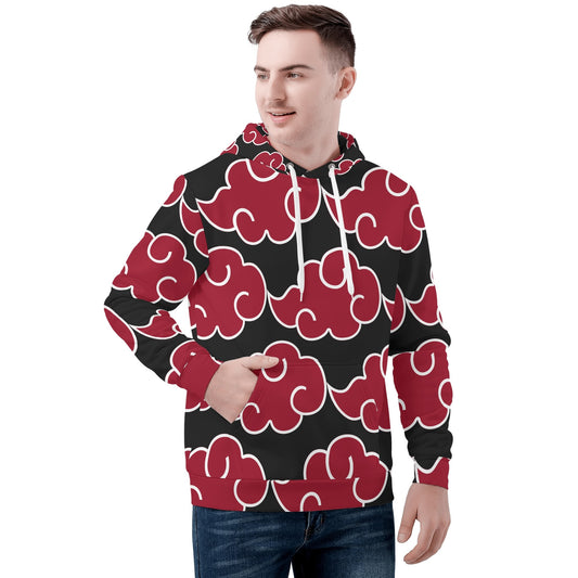 Akatsuki All Over Print Warm Velvets Pair Of Hoodie